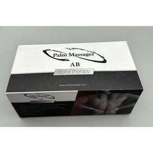 Massager Hand Therapy Palm Brand AB Digital Rechargeable Tested Working Complete